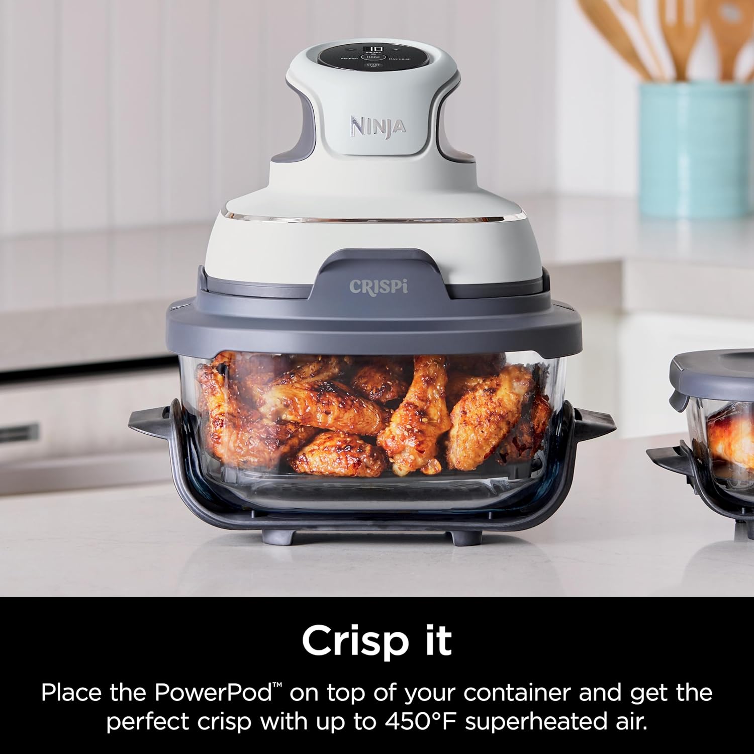 Ninja 4-QT CleanCrisp™ Glassware Container - Microwave & Dishwasher Safe, PFAS Free