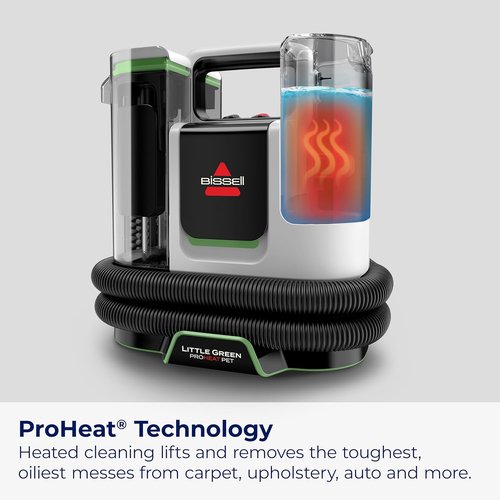 BISSELL® Little Green® Proheat® Pet Deep Cleaner - Portable with Heated Technology & Tough Stain Tool