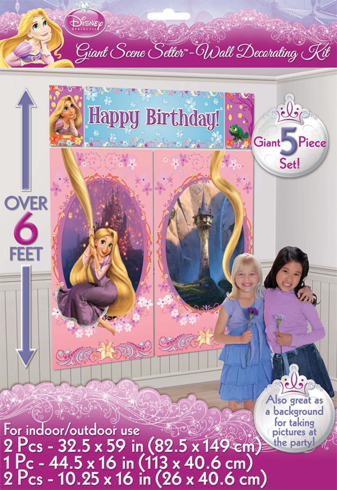 Tangled Giant Scene Setter Wall Decorating Kit (5pc)