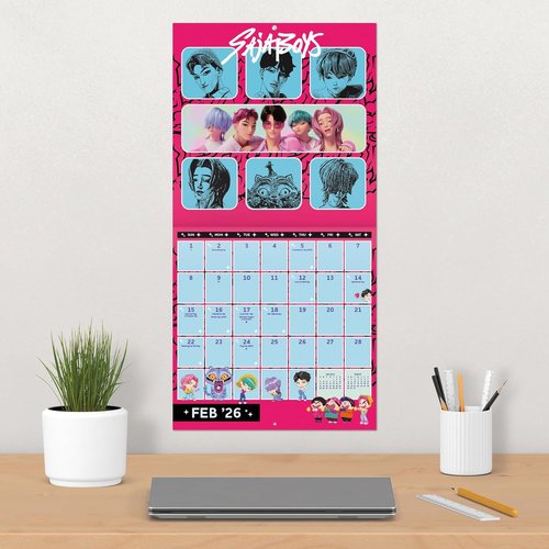 2026 Kpop Demon Hunters Wall Calendar - Vibrant Artwork | Perfect for Fans & Collectors