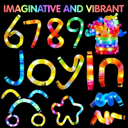 JOYIN 18 Pack Glow Sticks - Fun Party Favors for Kids | Light-Up Necklaces & Bracelets for Birthdays