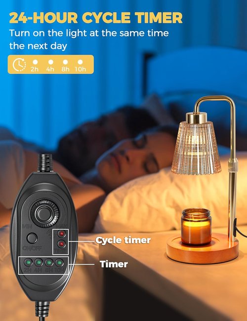 GODONLIF Candle Warmer Lamp - Dimmable with Timer | Perfect Birthday & Housewarming Gift for Women, Moms