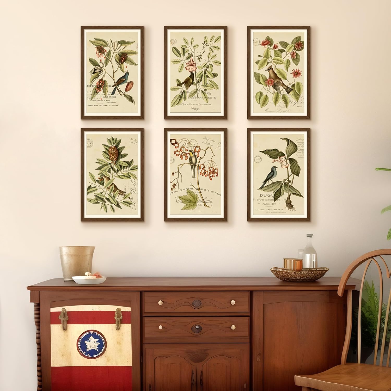 Upsimples 12x18 Picture Frame - Versatile Display for 11x17 Photos with Mat or 12x18 Without Mat, Brown