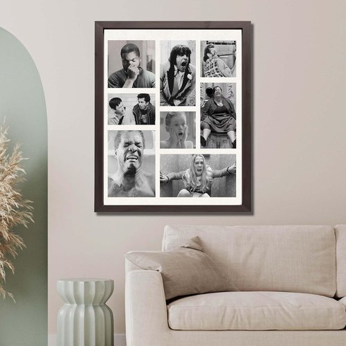 InkFlow Humorous Wall Art - Quirky Bathroom Prints for Unique Home Decor | 16x20 Unframed Art Print