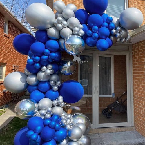 FOTIOMRG Royal Blue Balloons - 12 Inch Helium Quality Latex | 50 Pack for Parties & Celebrations