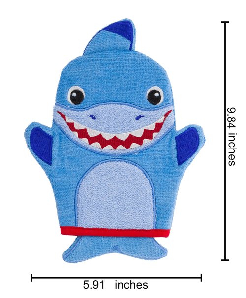 Stephen Joseph Kids Bath Mitts, Shark
