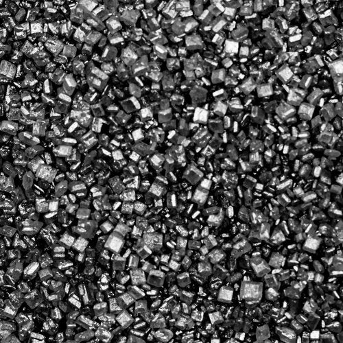 Brew Glitter - Black Rimming Sugar (4oz, 1x Bar Tin) Cocktail Garnish for Mixed Drinks & Refreshments