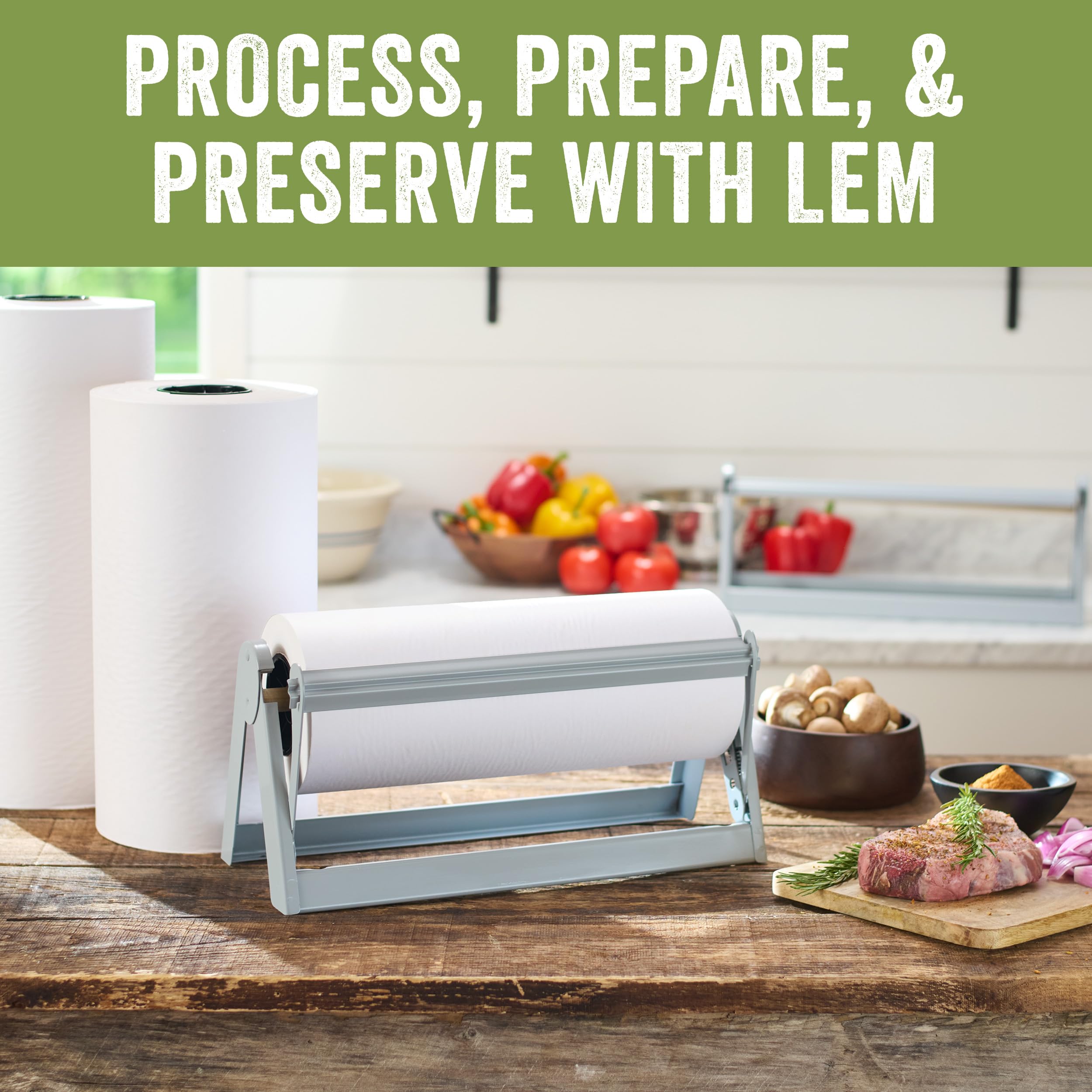 LEM Products Freezer Paper, Poly Coated, 15" x 450', White