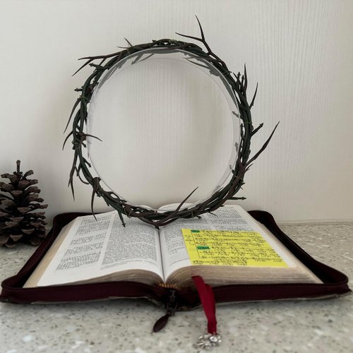 Crown of Thorns | 8-10" Diameter Passion of Christ Easter Tree Decoration Ornament