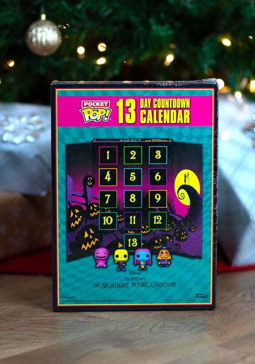 Funko Pop! Advent Calendar - 13 Days of The Nightmare Before Christmas (Blacklight) | Multicolor