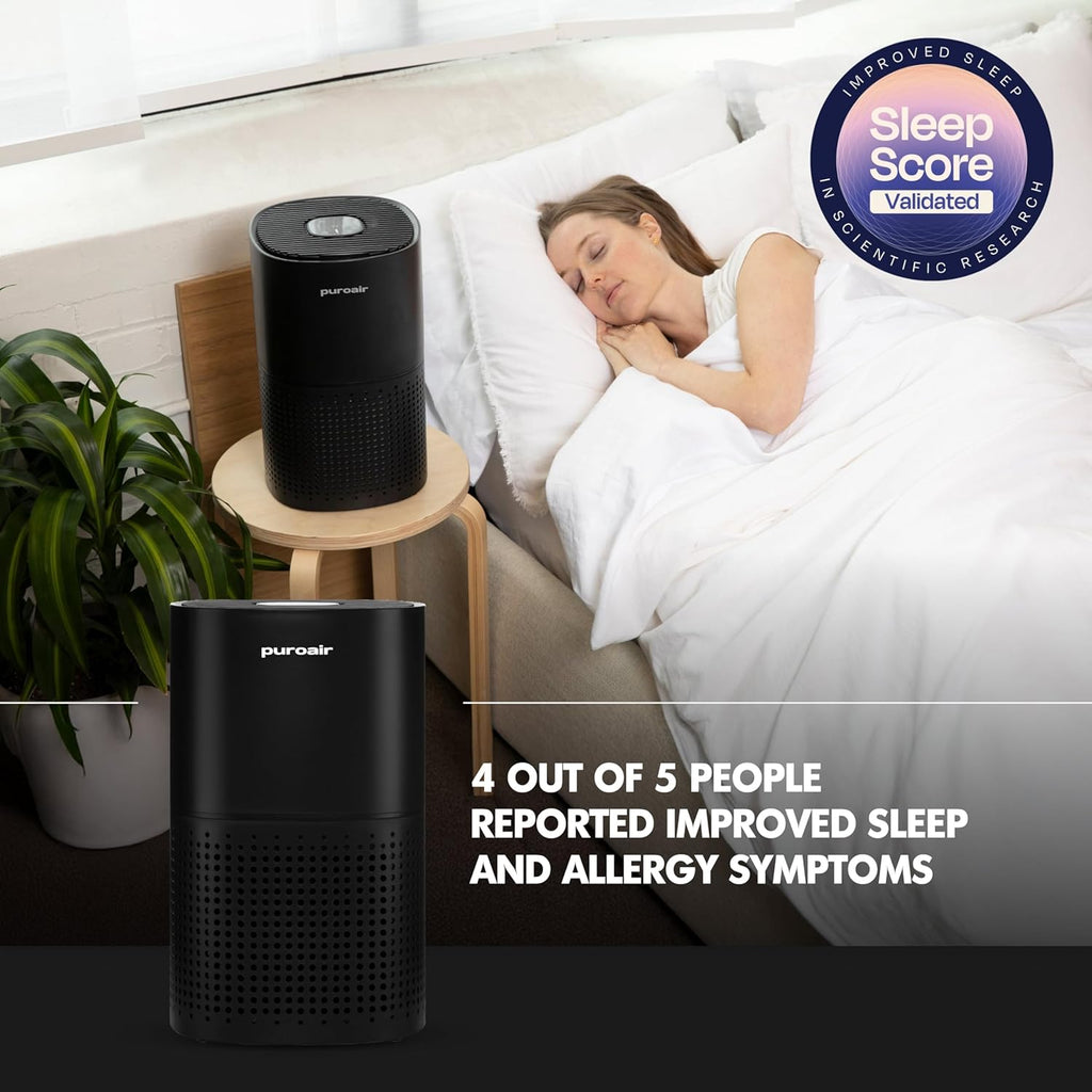 PuroAir 240 HEPA Air Purifiers - 2 Pack for Large Rooms Up to 1,000 Sq Ft | Filters 99.9% of Pollutants