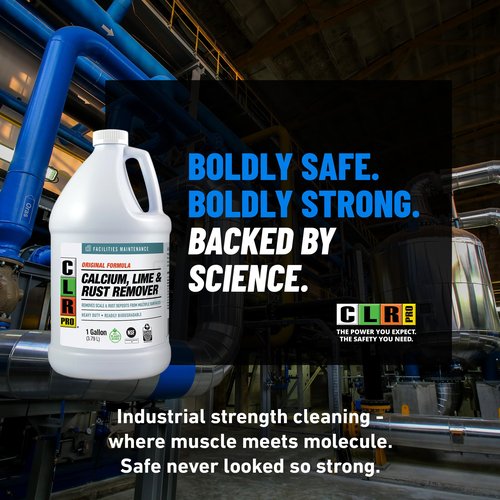 CLR PRO Calcium, Lime and Rust Remover, 1 Gallon Bottle