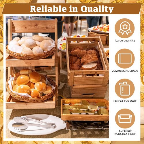 Baderke Silicone Baking Tray Set - 9 Pack Non-Stick Cake Pans & Loaf Mold | Easy Release & Heat Resistant