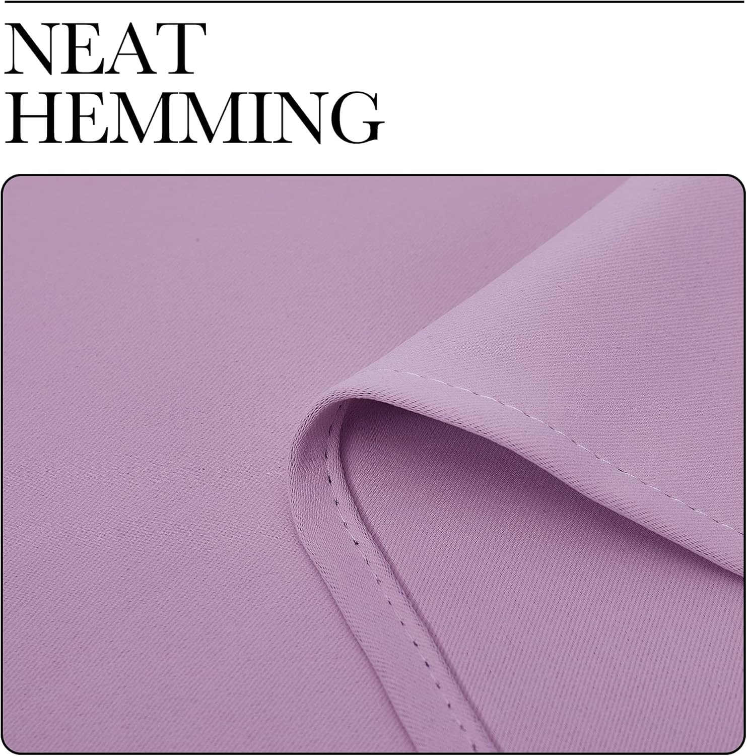 NICETOWN Room Darkening Drapes - Light Blocking Curtain Panels for Nursery | Soft Fabric, Lilac, 42" x 95" (1 Pair)
