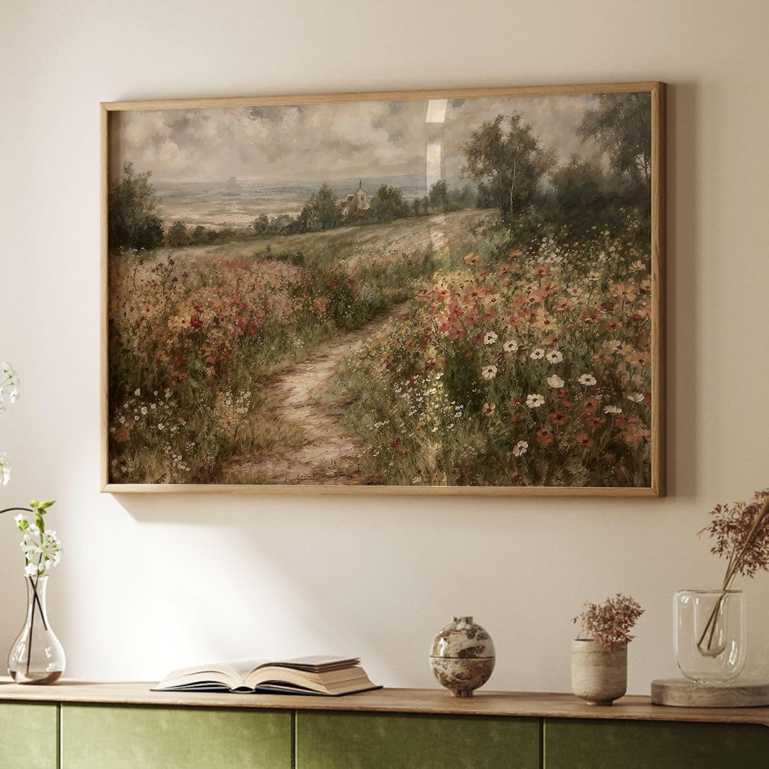 Regine Switzerland Vintage Wall Art Poster - Rustic Autumn Landscape Canvas Print | 12" x 16" Unframed
