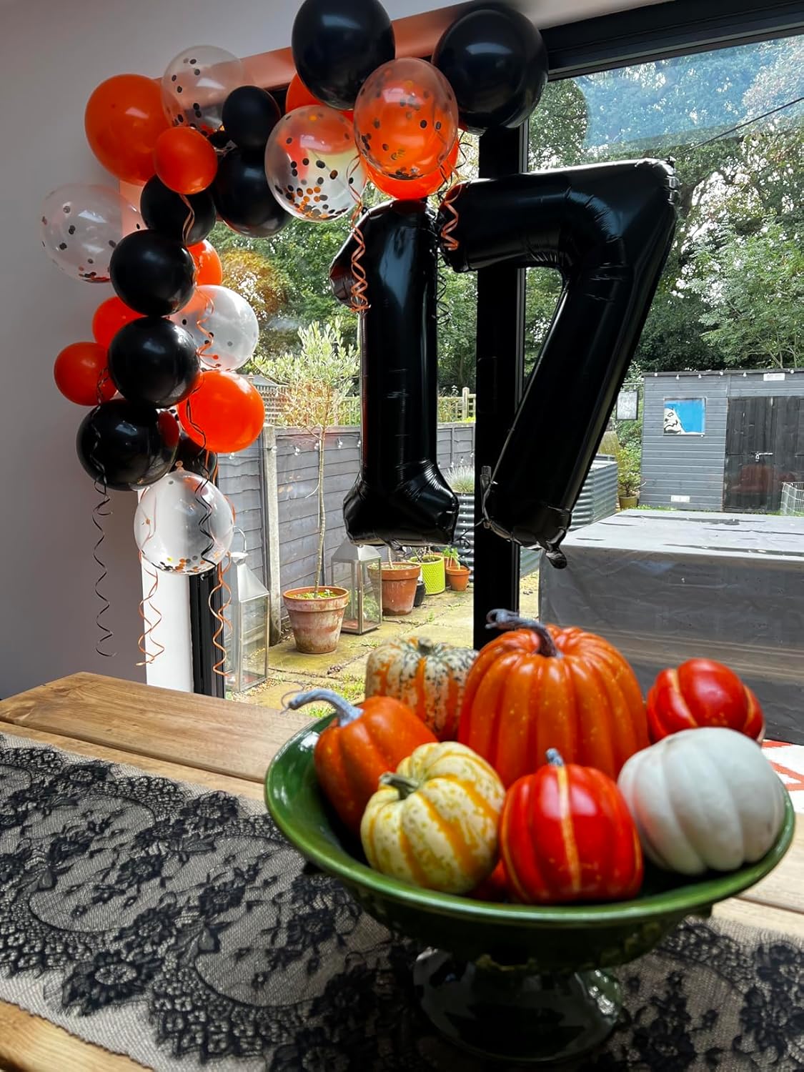 Number Balloons - Black 1 Balloon for Birthday Party | 40-Inch Large Decoration for Baby Showers & Photos