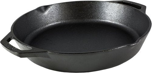 Lodge 10.25 Inch Pre-Seasoned Cast Iron Skillet - Versatile Cooking for Oven, Stove, Grill & Campfire - Black