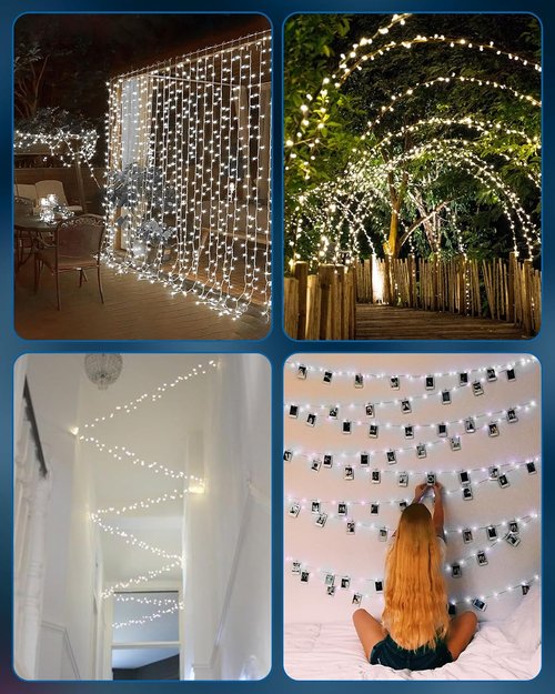 Fairy Lights - Waterproof Battery Operated String Lights | 5 Feet, 60 LED Silver Wire for DIY Decor