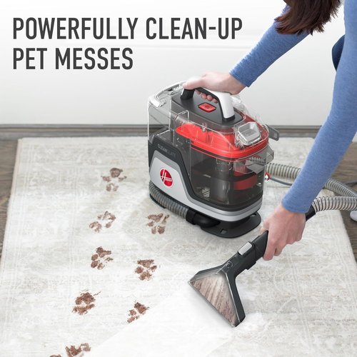 Hoover CleanSlate Plus Portable Carpet & Upholstery Spot Cleaner - Powerful Suction, Versatile Tools for Pet Stains & Auto Detailing
