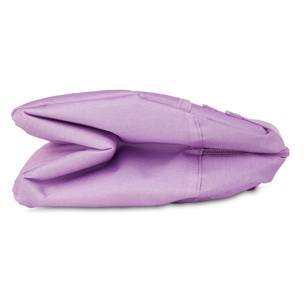 PackIt(R) Freezable Hampton Lunch Bag, Lavender, Built with EcoFreeze(R) Technology, Collapsible, Reusable, Zip Closure with Front Pocket and Shoulder Straps, Designed for Fresh Office Lunches