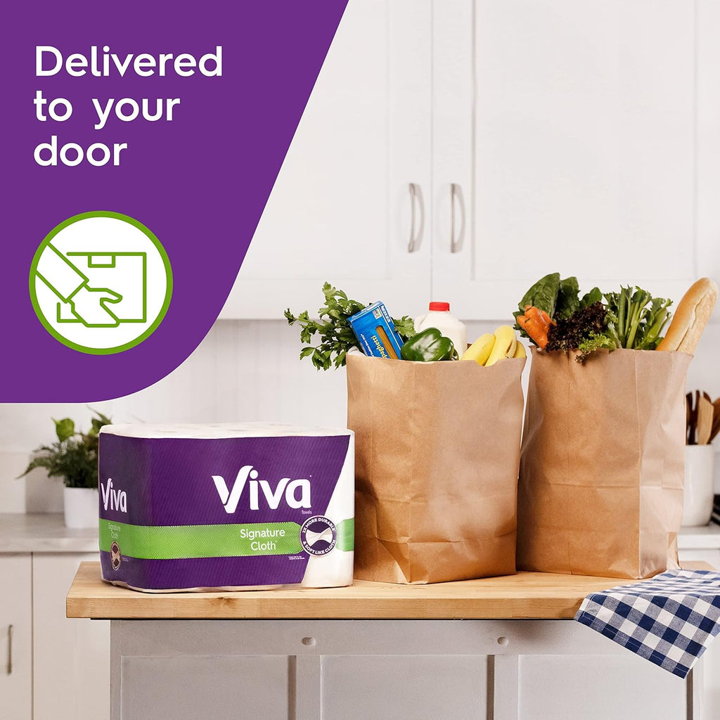 Viva Signature Cloth Paper Towels - Choose-A-Sheet, 1 Double Roll (94 Sheets) for Ultimate Cleanliness