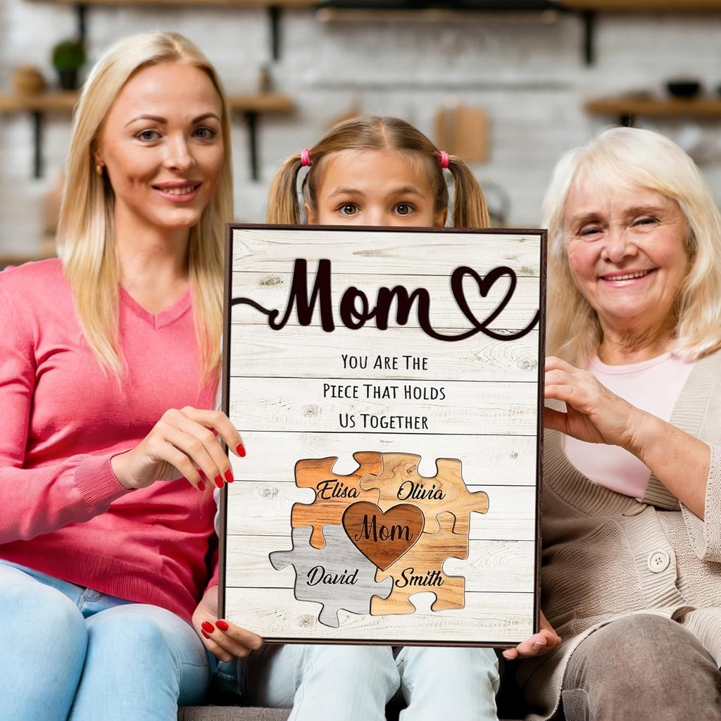Regine Switzerland Personalized Mother's Day Gift | Custom Puzzles & Canvas Prints for Mom, Nana, Grandma