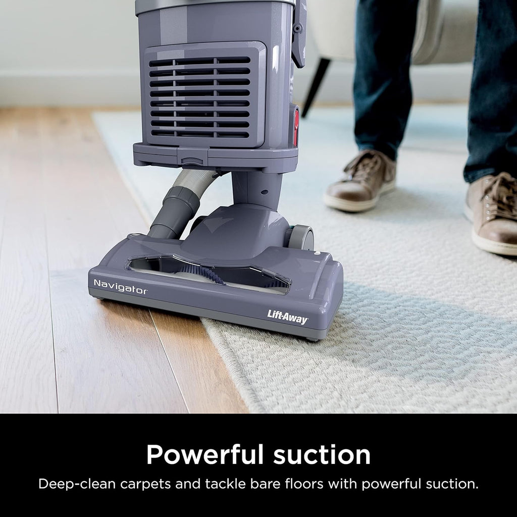 Shark NV352 Navigator Lift-Away Vacuum - HEPA Filter, Anti-Allergen Tech, Swivel Steering | Ideal for Carpets & Stairs, Lavender