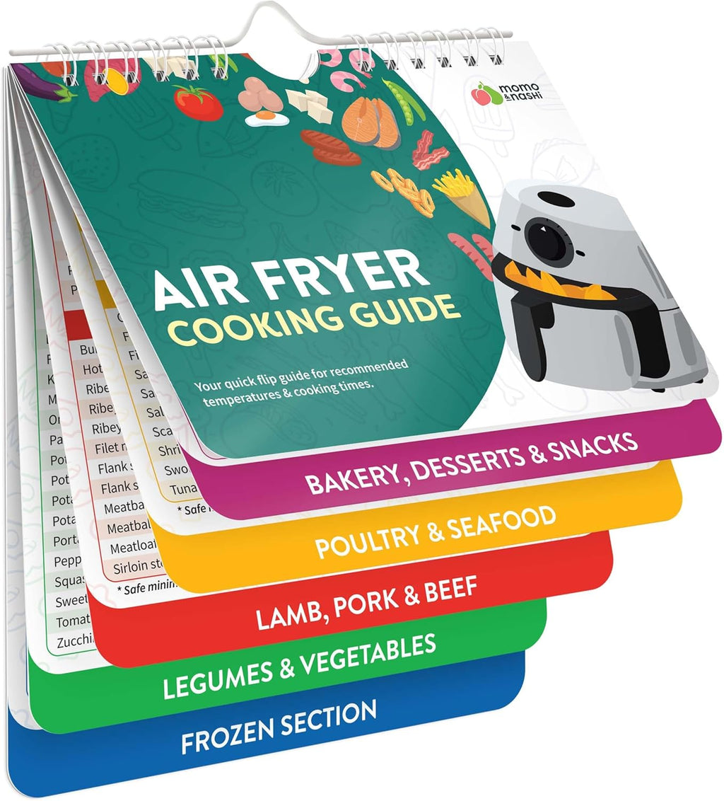 Air Fryer Cheat Sheet Magnets | Essential Cooking Guide for Perfect Air Frying - Kitchen Gadgets for Home Cooks