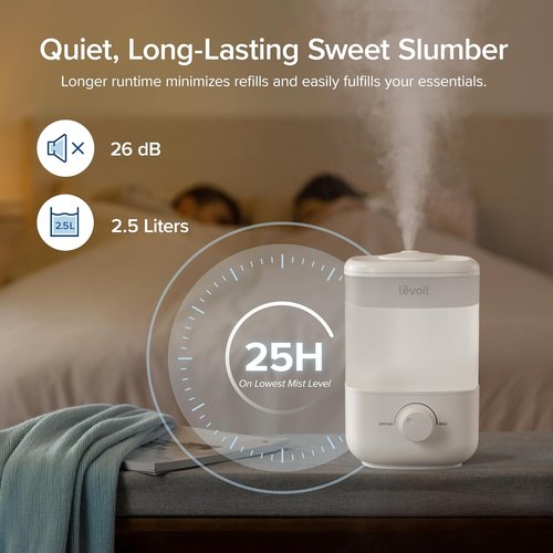 Levoit Top Fill Humidifier - 10 Pack Replacement Filters for Enhanced Air Quality