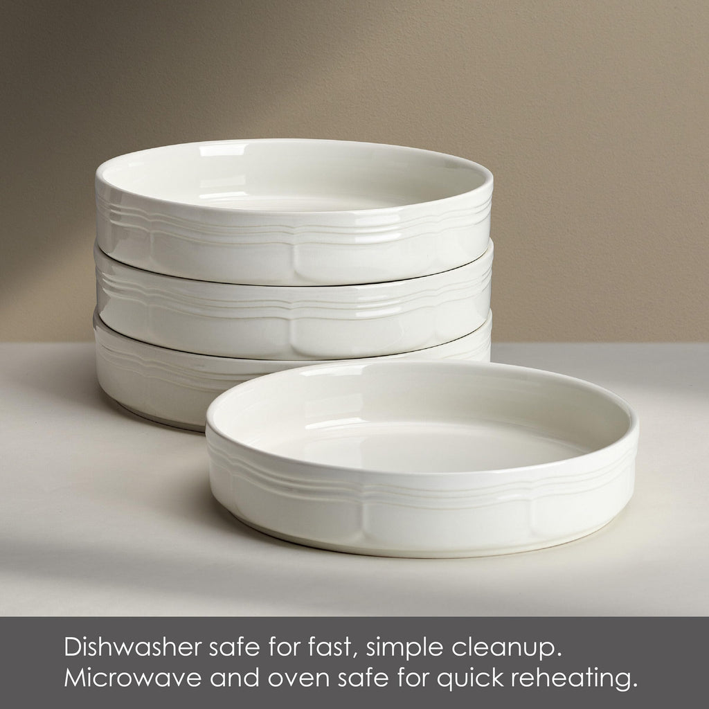 Mikasa French Countryside Pasta Dinner Bowls, Set of 4, 8.5 Inch