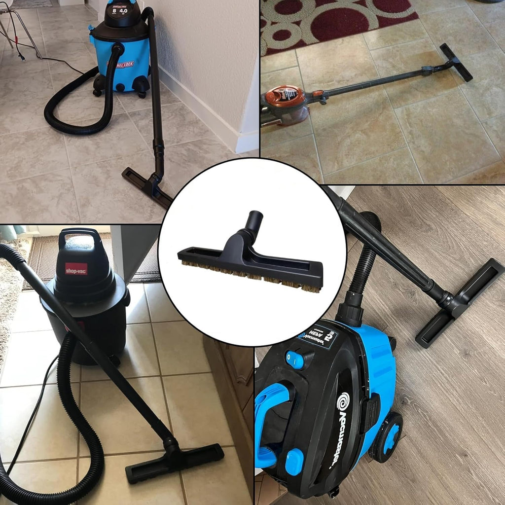 AOMUCH 12" Universal Vacuum Cleaner Attachment 360° Swivel Floor Brush Tool 1.25" 32mm ID Vacuum Brush Accessorie