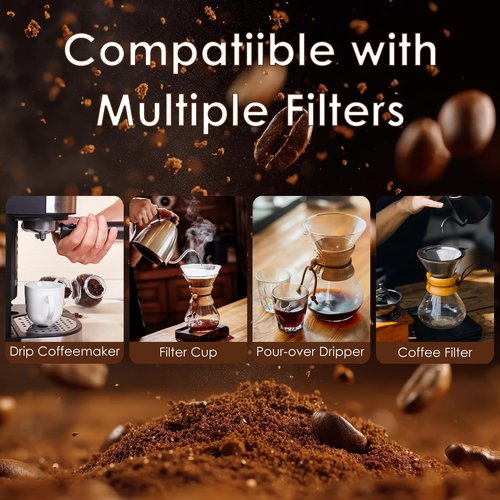 1000 Count Coffee Filters #2, Unbleached Cone Coffee Filters 2, Disposable Natural Paper Filters 2-4 Cup, 02 Cone Filters for Pour Over and Drip Coffee Maker