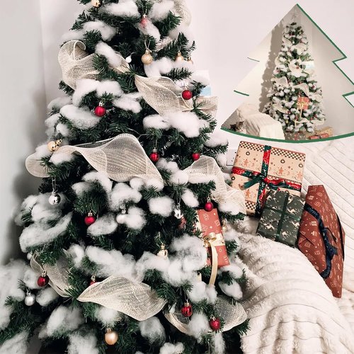 BUTUZE Polyester Fiber | Artificial Cloud Decor for Room Ceiling - 400g/14oz Fake Snow Decoration