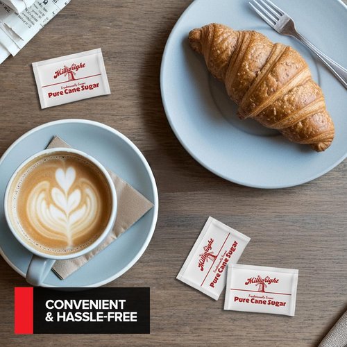Bulk Sugar Packets - 500 Count White Sugar Packets for Coffee & Tea | Perfect for Restaurants & Offices