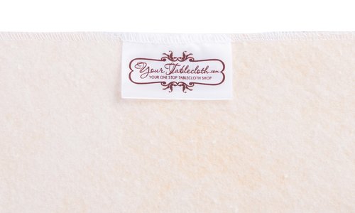 Yourtablecloth Heavy Duty Vinyl Rectangle or Square Tablecloth – 6 Gauge Heavy Duty Tablecloth – Flannel Backed – Wipeable Tablecloth with Vivid Colors & Many Sizes 60 x 120 Sand