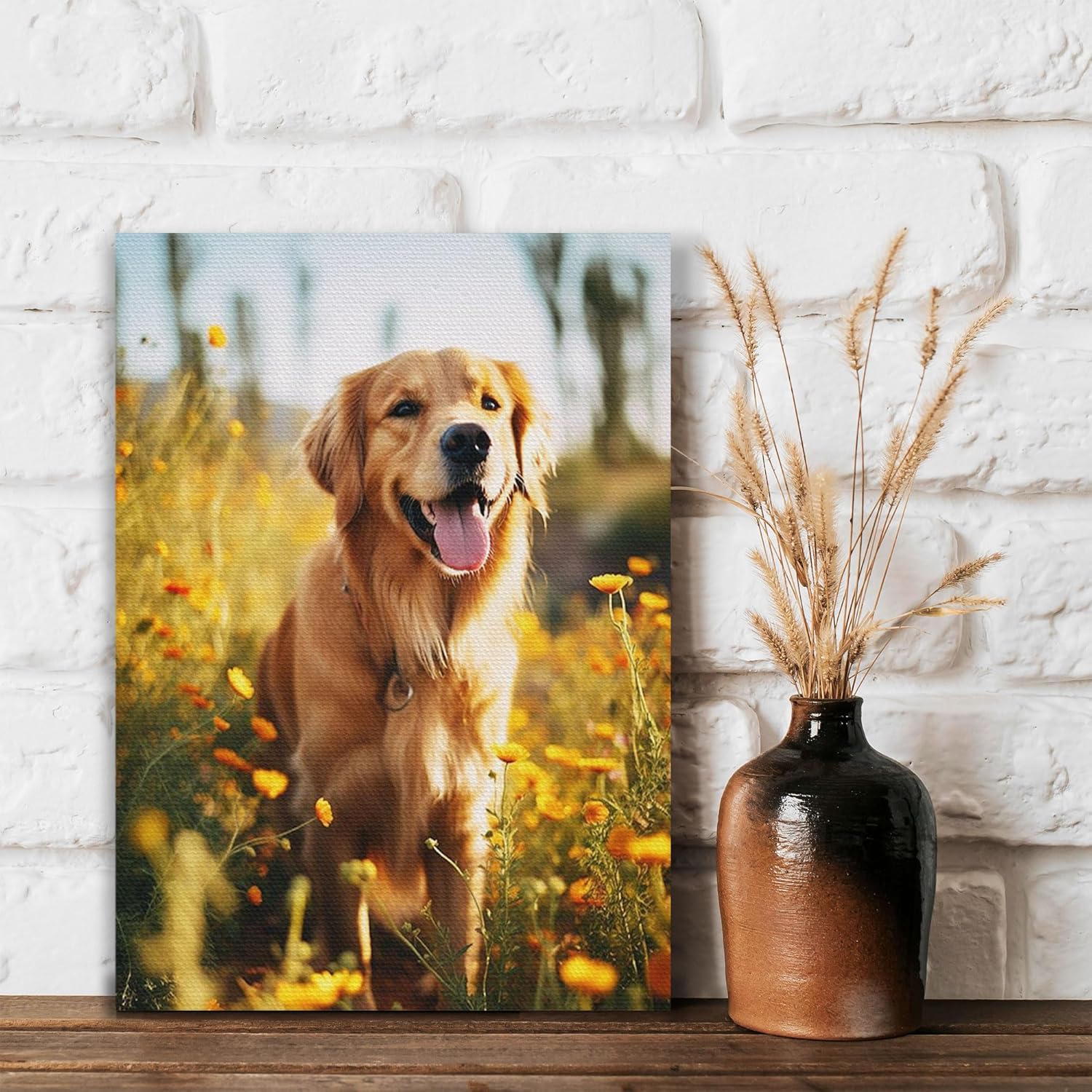 SPECPIX Custom Canvas Prints - Personalized Wall Art for Family, Pets & More | 16x24" Framed