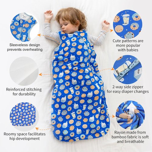 Bamboo Rayon Sleep Sack by [Brand Name] - Supersoft 1.0 Tog Toddler Wearable Blanket | 12-18 Months