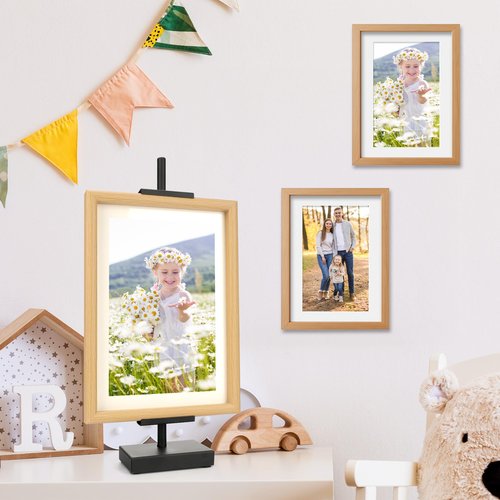 Donghome 18” Steel Adjustable Tabletop Easel Stand,Picture Frame Stand for Display,Decorative Stands for Photos,Plates,Painting,Artwork,Poster,Books (Black, 18 in)