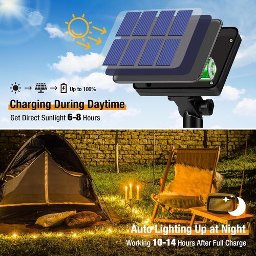 Btfarm Fairy Lights Set - 30 Battery Operated + 4 Solar Powered String Lights for Outdoor Decor