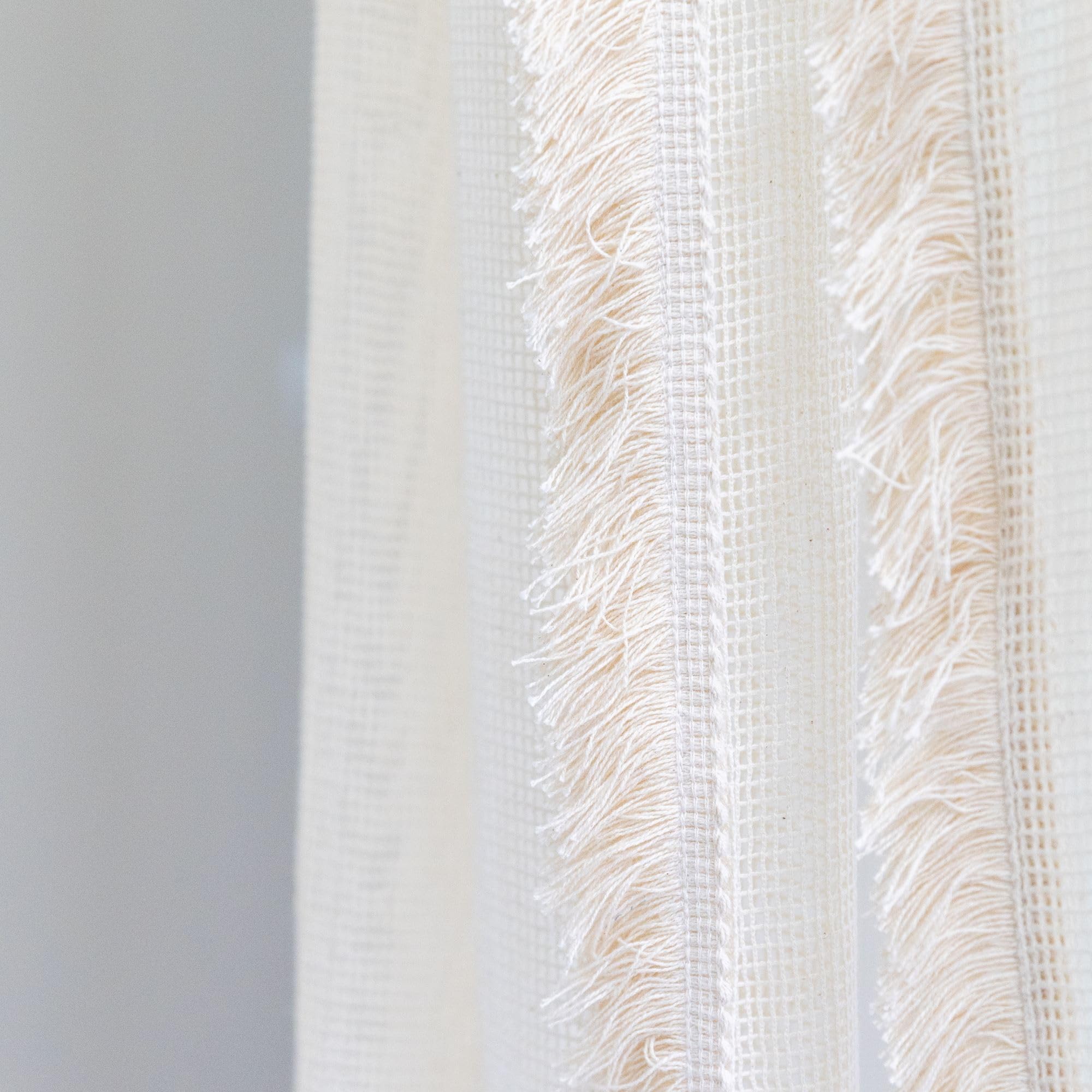 Crane Macrame Baby Crib Canopy, 118" Tall, Boho Nursery Decor, Play Room Decorative Canopy for Girls & Boys
