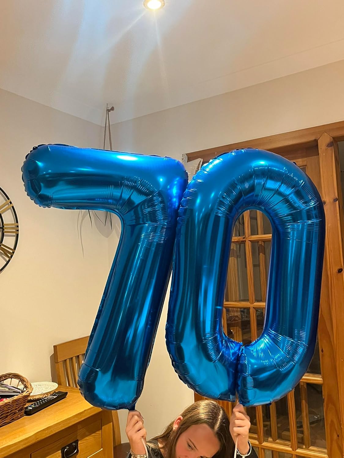 Number Balloons 40 Inch - Navy Blue 0 Balloon for Birthday Decorations | Perfect for Boys and Men