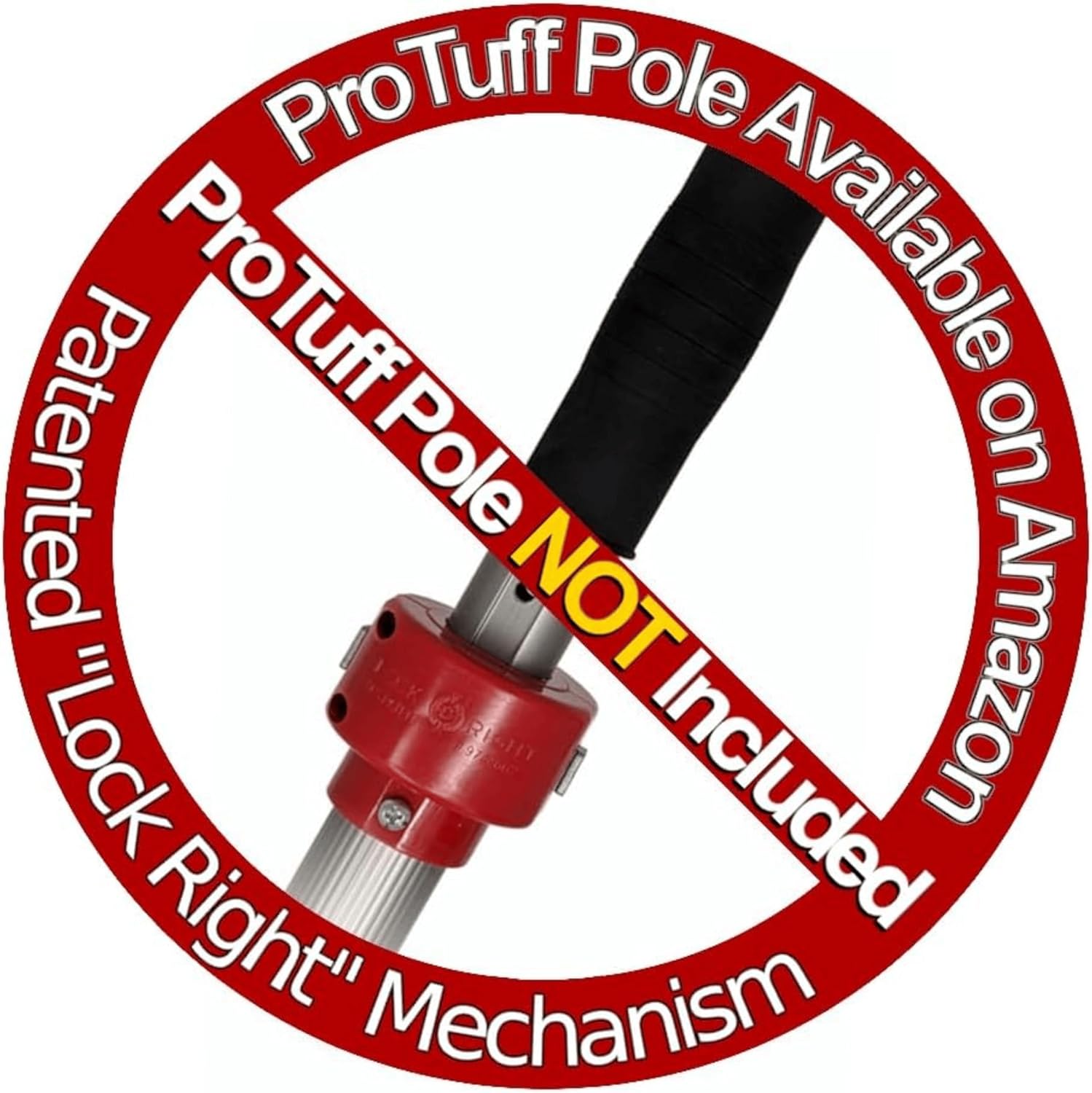 ProTuff Pool Pole Hanger Set - 2 Pack of Rust-Proof, UV-Resistant Stainless Steel Hooks - Easy Install for Fences, Walls & Decks