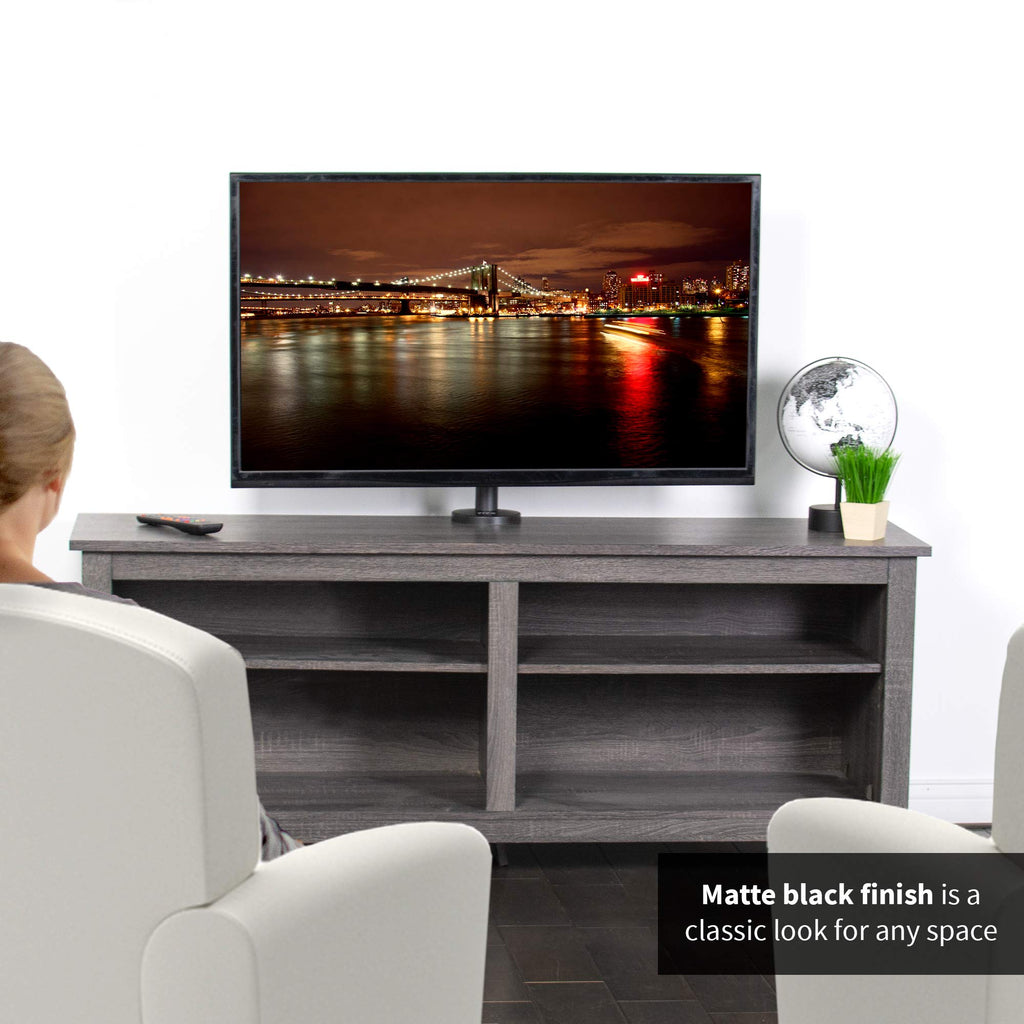 VIVO Swivel Bolt-Down TV Stand for 23 to 43 inch Screens, Desktop VESA Mount, Sturdy Tabletop TV Display STAND-TV00M2