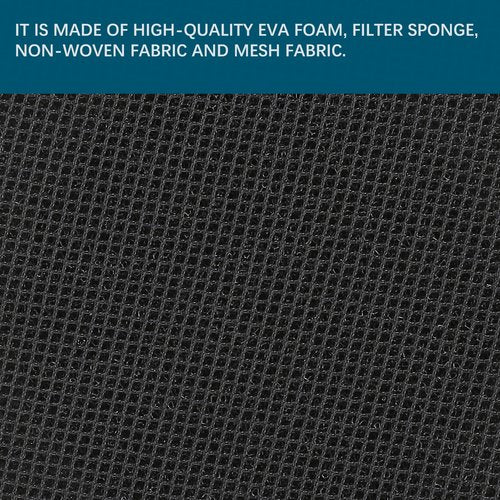 Back pack Vacuum Sound Muffler Filter 105800 For Proteam Pro Compatible with Super QuarterVac, AviationVac, ProVac BP and is also applicable to various 10-quart backpack vacuum cleaners