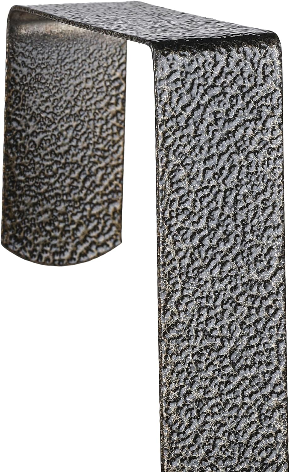 Sattiyrch 15" Wreath Hanger - Sturdy Steel Over The Door Hook in Textured Bronze