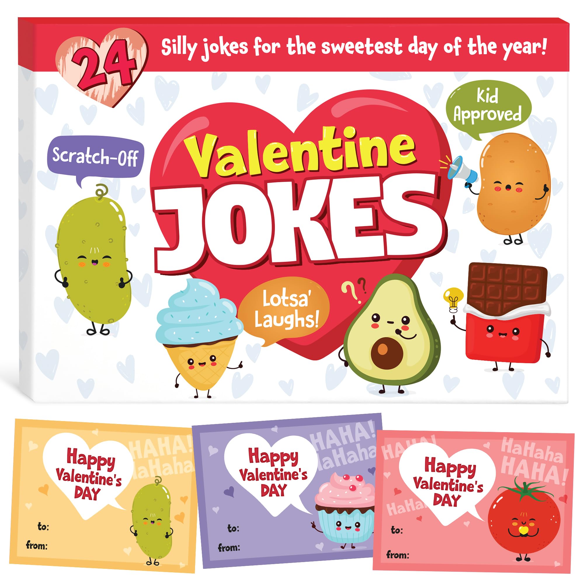 Valentines Day Cards for Kids School, Valentines Day Gifts for Kid Classroom - Valentines Cards for Kids Classroom - Kids Valentines Day Cards for School, Class Valentines Gifts for Boys, Girls, Kids