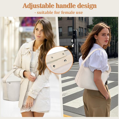 wiwens Lunch Bag Set For Women Insulated Leather Woman Lunch Bag With 2 Lunch Box Containers Spoon and Ice Pack Leakproof Reusable High Capacity Lunch Tote Bags for Work, Travel, Outdoor