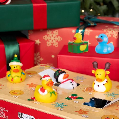 JOYIN Christmas Advent Calendar - 24 Days of Fun Rubber Duck Bath Toys for Kids | Perfect Holiday Gift