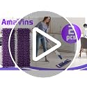AmaVins 2 Pack Violet Microfiber Sweeping Pads for Pets