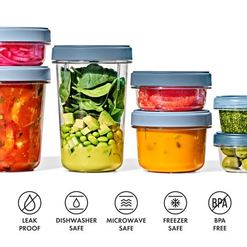 OXO Good Grips Twist & Stack Container – 20 oz – 2 Pack